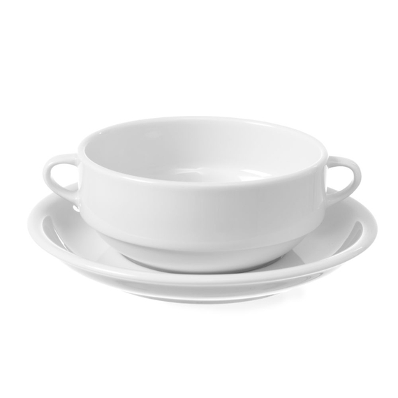 Hendi Untertasse für Suppenschale, Weiß, ⌀170mm, Bild 3