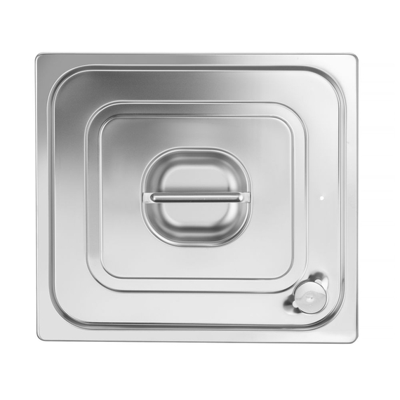 Hendi Gastronorm-Deckel mit Silikonrand, Profi Line, GN 2/3, 354x325mm, Bild 3