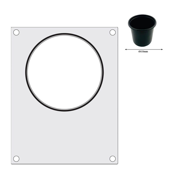 Hendi Matrize für Versiegelungsmaschine, ein runder Behälter (ø165 mm), Bild 5