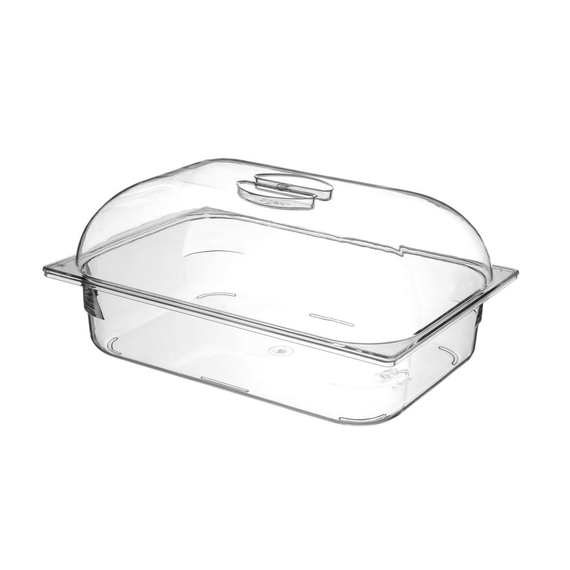 Hendi Eiscreme-Behälter Polycarbonat, 5L, Transparent, 360x250x(H)80mm, Bild 3