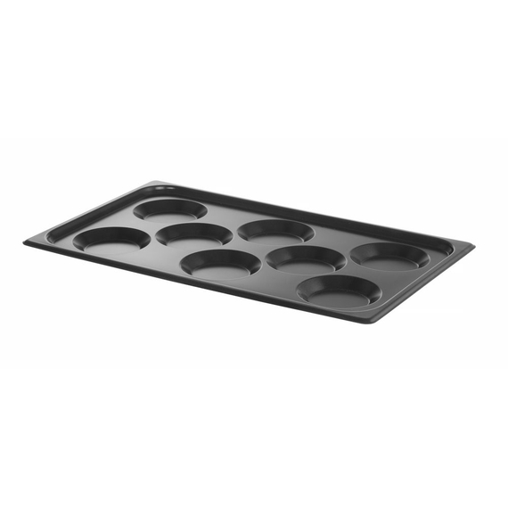 Hendi Blech mit Antihaftbeschichtung CONVECTOMAT EIERBLECH, GN 1/1, Schwarz, 530x325x(H)26mm, Bild 3