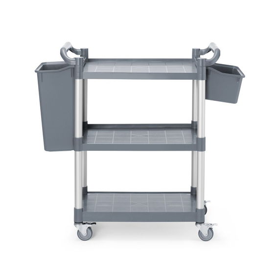 AmerBox Servierwagen aus Polypropylen mit 3 Fächern, klein, 800x420x(H)945mm, Bild 5