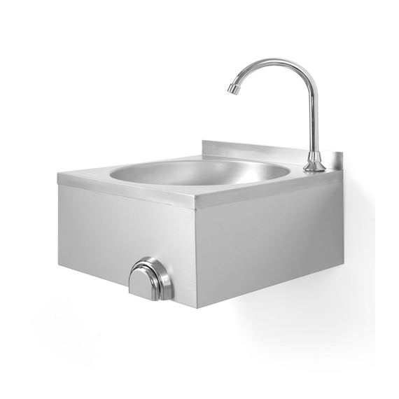 Hendi Waschbecken mit Kniebedienung, 400x428x(H)406mm, Bild 5