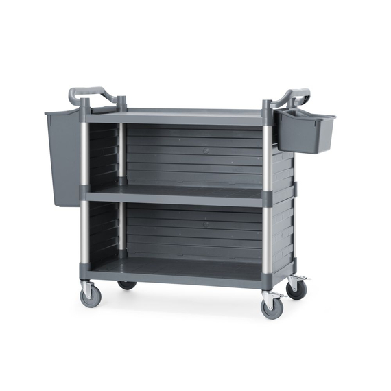 AmerBox Servierwagen aus Polypropylen mit Lagen, groß, Inklusive Regalseitenwände, 1010x500x(H)960mm, Bild 5