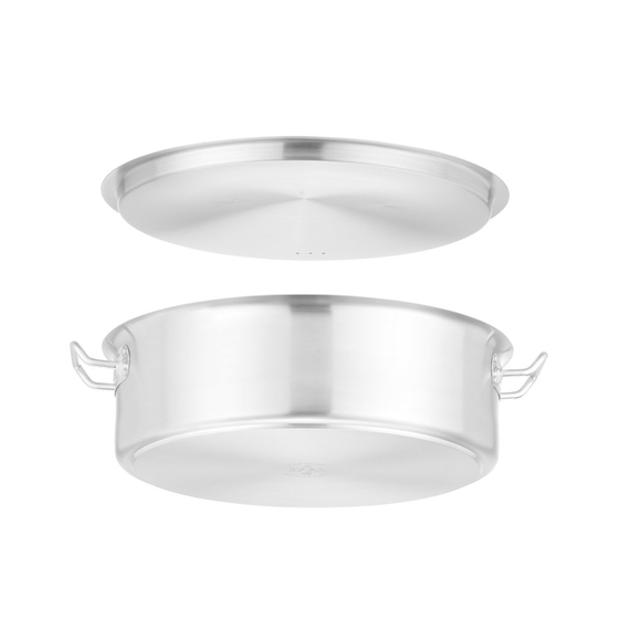 Hendi Kochtopf, niedrig - mit Deckel, 10,8L, ⌀360x(H)139mm, Bild 9