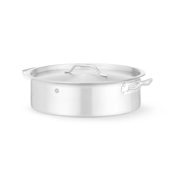 Hendi Kochtopf, niedrig - mit Deckel, 10,8L, ⌀360x(H)139mm, Bild 5