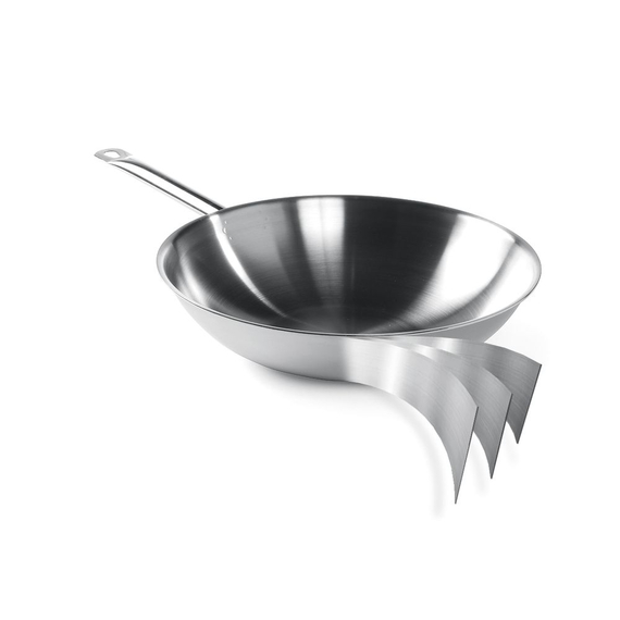Hendi Wokpfanne, 3-Schichten - ohne Deckel, ⌀360x(H)100mm, Bild 3