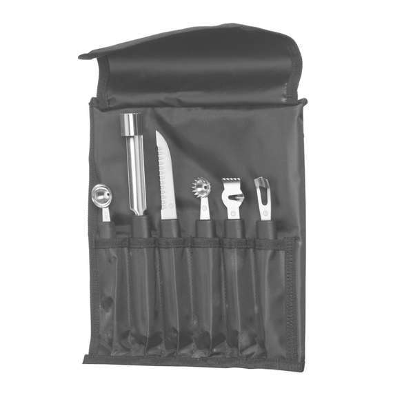 Hendi Dekoriermesserset - 6-teilig, Schwarz, 280x100x(H)50mm, Bild 3