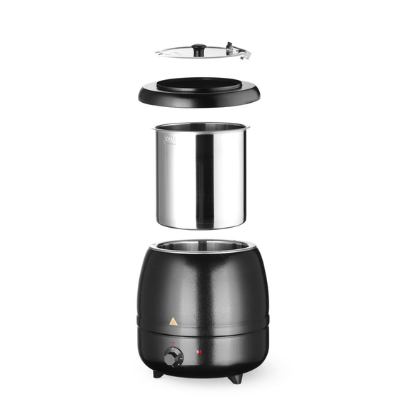 Hendi Suppenkessel, Kitchen Line, 8L, Schwarz, 230V/400W, ⌀330x(H)363mm, Bild 9