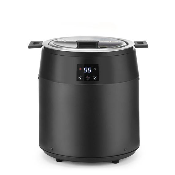 Hendi Suppenkessel ohne Wasser, 10L, 10L, Schwarz, 220-240V/450W, ⌀330x(H)398mm, Bild 3