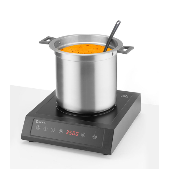 Hendi Suppenkessel ohne Wasser, 10L, 10L, Schwarz, 220-240V/450W, ⌀330x(H)398mm, Bild 7