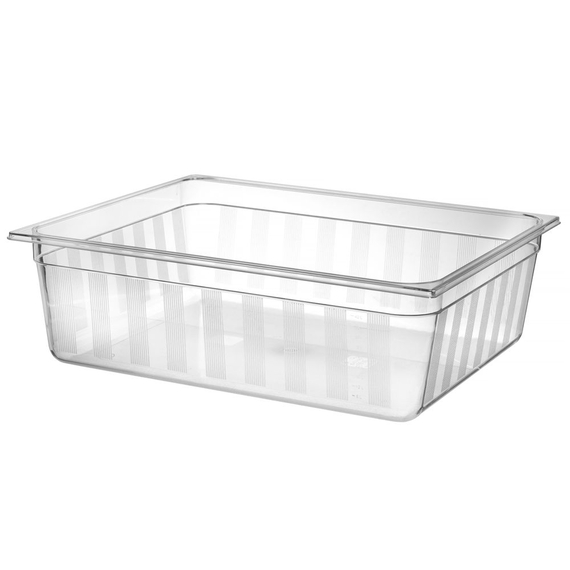 Hendi Gastronorm-Behälter 2/1, GN 2/1, 58L, Transparent, 650x530x(H)200mm, Bild 3