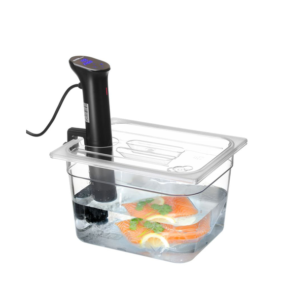 Hendi Gastronorm-Deckel mit Sous-Vide-Stab-Aussparung, GN 1/2, Transparent, 265x325mm, Bild 7