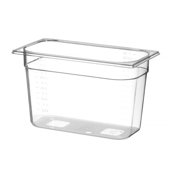 Hendi Gastronorm-Behälter 1/3, Profi Line, GN 1/3, 7,8L, Transparent, 325x176x(H)200mm, Bild 3