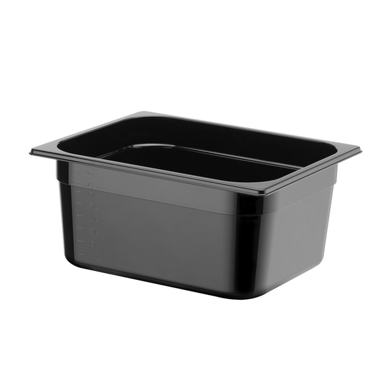 Hendi Gastronorm-Behälter 1/2, Profi Line, GN 1/2, 9,5L, Schwarz, 325x265x(H)150mm, Bild 3