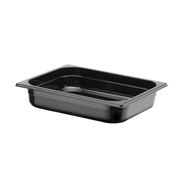 Hendi Gastronorm-Behälter 1/2, Profi Line, GN 1/2, 4L, Schwarz, 325x265x(H)65mm, Bild 3