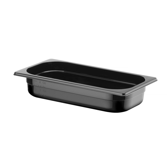 Hendi Gastronorm-Behälter 1/3, Profi Line, GN 1/3, 2,5L, Schwarz, 325x176x(H)65mm, Bild 3