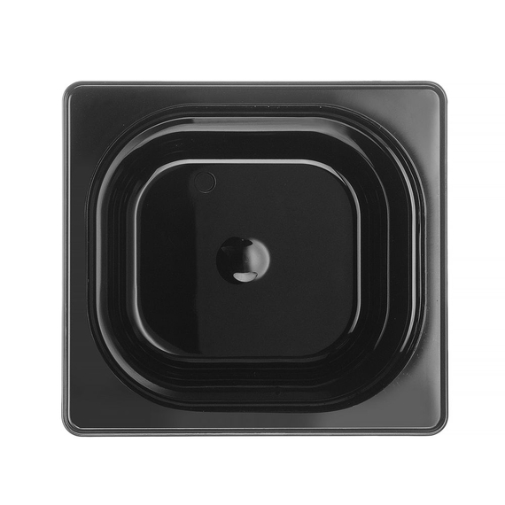 Hendi Gastronorm-Behälter 1/6, Profi Line, GN 1/6, 1,6L, Schwarz, 176x162x(H)100mm, Bild 5