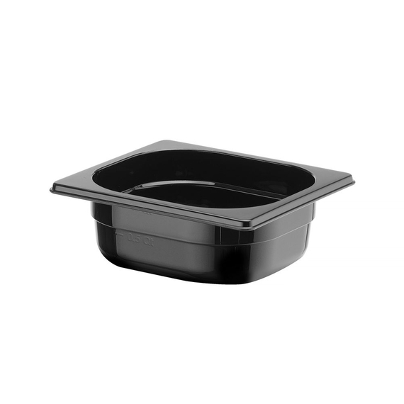 Hendi Gastronorm-Behälter 1/6, Profi Line, GN 1/6, 1L, Schwarz, 176x162x(H)65mm, Bild 3