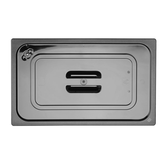 Hendi Gastronorm-Deckel, GN 1/1, Schwarz, 530x325mm, Bild 3