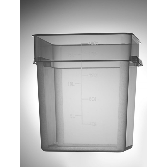 Hendi Lebensmittelbehälter mit Skala, 17,2L, 290x290x(H)320mm, Bild 3