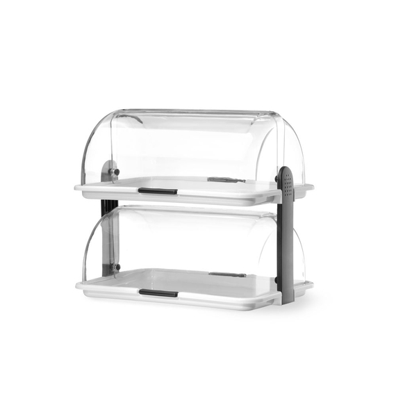 Hendi Rolltop-Display - doppelt, 380x260x(H)355mm, Bild 3