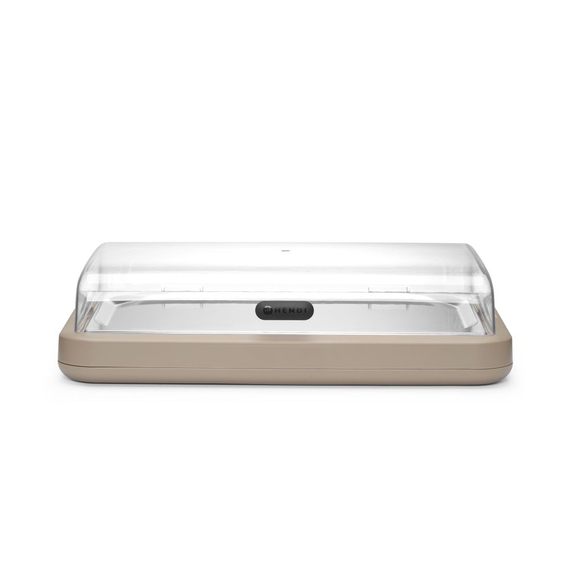 Hendi Kühldisplay UNIQ, designed by Robert Bronwasser, GN 1/1, Beige, 593x389x(H)147mm, Rechteckig, Bild 3