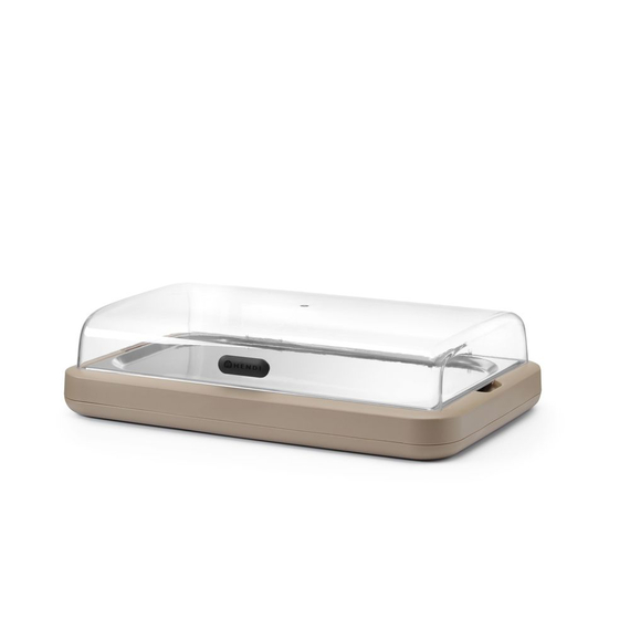 Hendi Kühldisplay UNIQ, designed by Robert Bronwasser, GN 1/1, Beige, 593x389x(H)147mm, Rechteckig, Bild 5