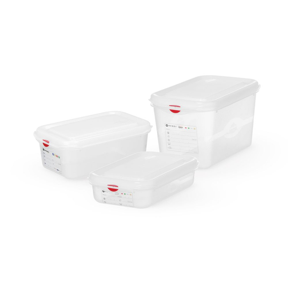 Hendi Behälter GN 1/4 Polypropylen, GN 1/4, 1,8L, Transparent, 265x162x(H)65mm, Bild 5