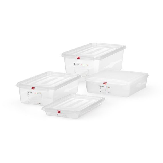 Hendi GN 1/1 Behälter, Polypropylen, GN 1/1, 8L, Transparent, 530x325x(H)65mm, Bild 3