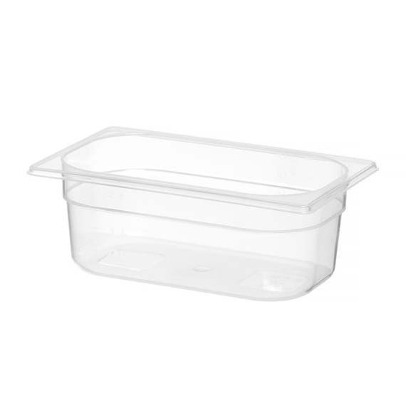 Hendi Gastronorm-Behälter 1/4, Profi Line, GN 1/4, 2,8L, Transparent, 265x162x(H)100mm, Bild 3