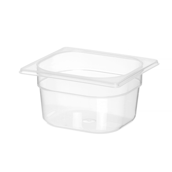 Hendi Gastronorm-Behälter 1/6, Profi Line, GN 1/6, 1,6L, Transparent, 176x162x(H)100mm, Bild 3