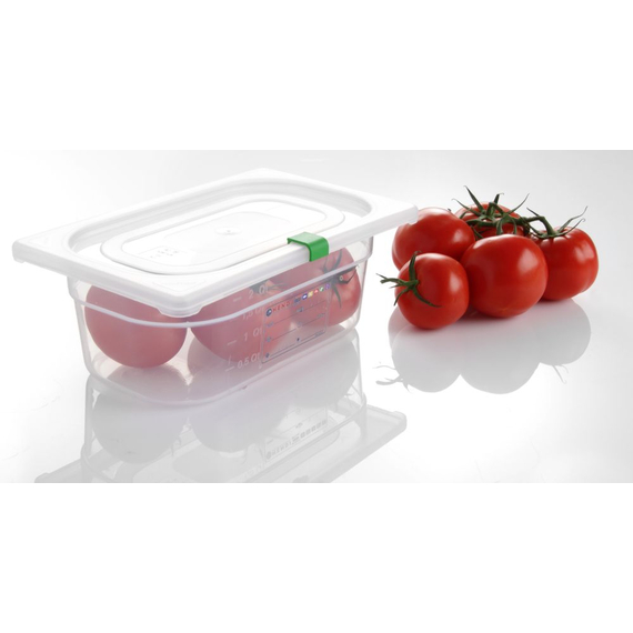 Hendi Farbcodierungsclips für HACCP-Aufbewahrungsbehälter, Grün, 12 Stk, Bild 7