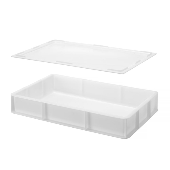 Hendi Deckel für Pizzateigbox GN 1/1, GN 1/1, Weiß, 530x325x(H)20mm, Bild 5