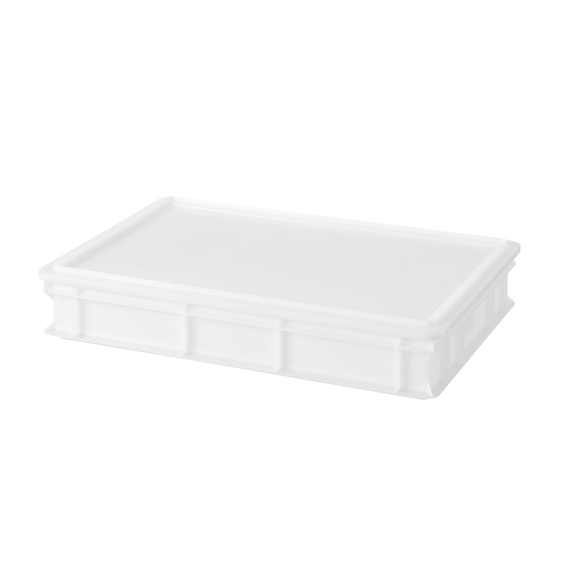 AmerBox Pizzateig-Box 600x400, Profi Line, Weiß, 600x400x(H)100mm, Rechteckig, Bild 2