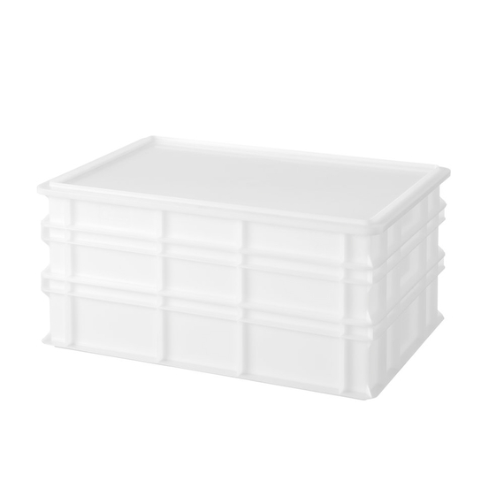 AmerBox Pizzateig-Box 600x400, Profi Line, Weiß, 600x400x(H)100mm, Rechteckig, Bild 5