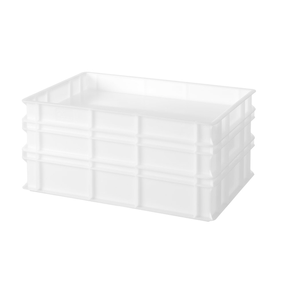 AmerBox Pizzateig-Box 600x400, Profi Line, Weiß, 600x400x(H)100mm, Rechteckig, Bild 4
