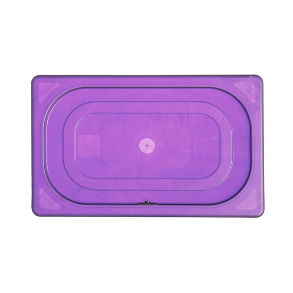 Hendi Gastronorm-Deckel violett, GN 1/4, Violett, 265x162mm, Bild 3