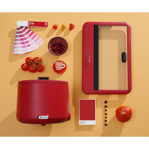 Hendi Suppenkessel UNIQ, designed by Robert Bronwasser, 8L, Rot, 220-240V/500W, ⌀365x(H)325mm, Bild 9