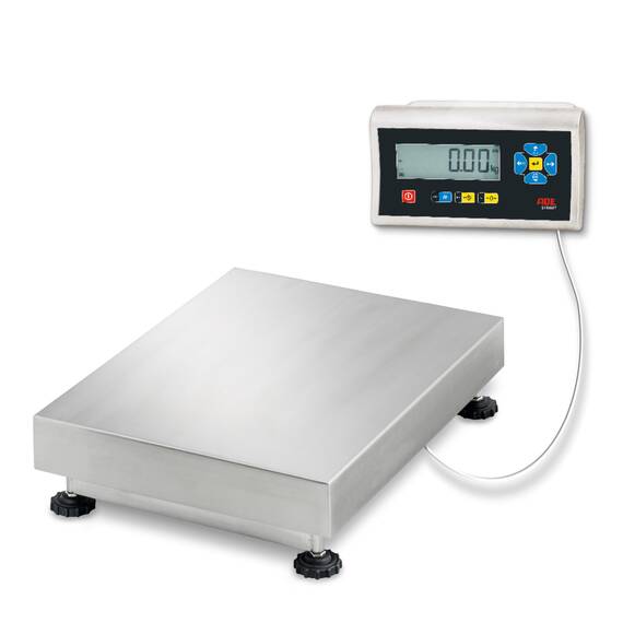 ADE Plattformwaage mit Eichzulassung, Serie VSL-Niro3 + STAN07, 150 kg, Höchstlast: 150 kg