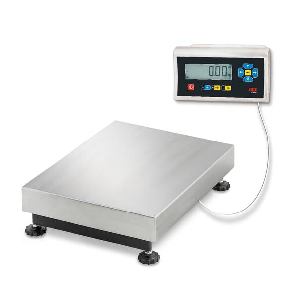 ADE Plattformwaage mit Eichzulassung, Serie ADE VSL3 + STAN07, 60 kg, Höchstlast: 60 kg