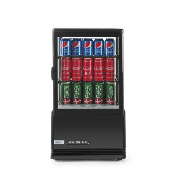 Arktic Aufsatz-Kühlvitrine 58 Liter, schwarz, Inhalt: 58 Liter, Farbe: Schwarz