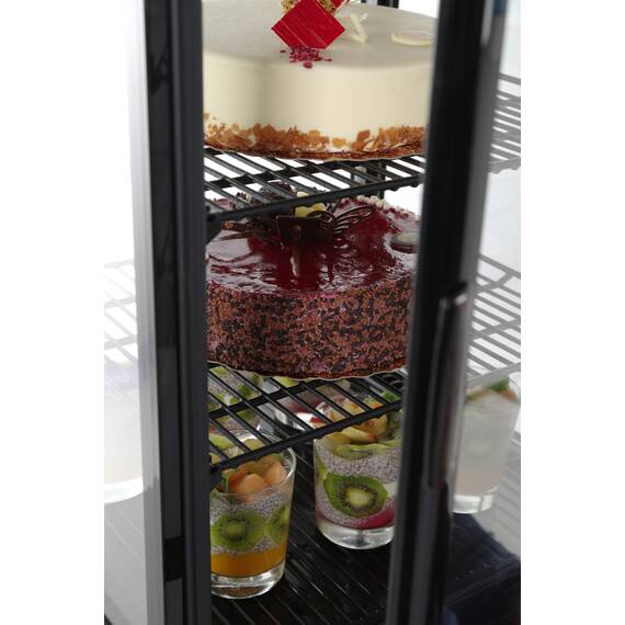 Arktic Aufsatz-Kühlvitrine 78 Liter, schwarz, Farbe: Schwarz, Inhalt: 78 Liter, Bild 7