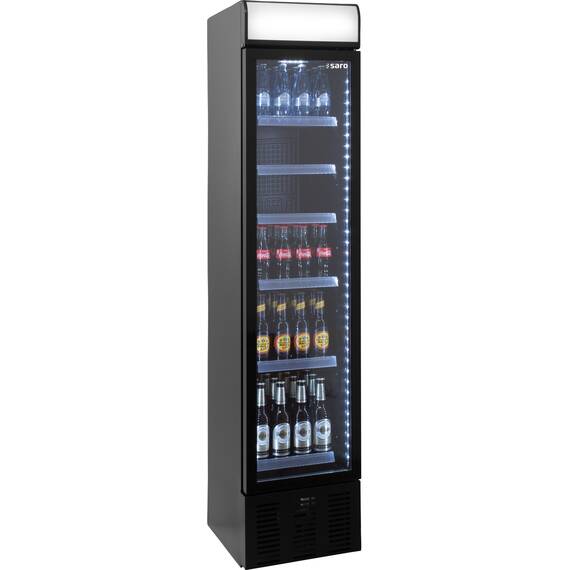 SARO Getränkekühlschrank Werbetafel - schmal DK 134,