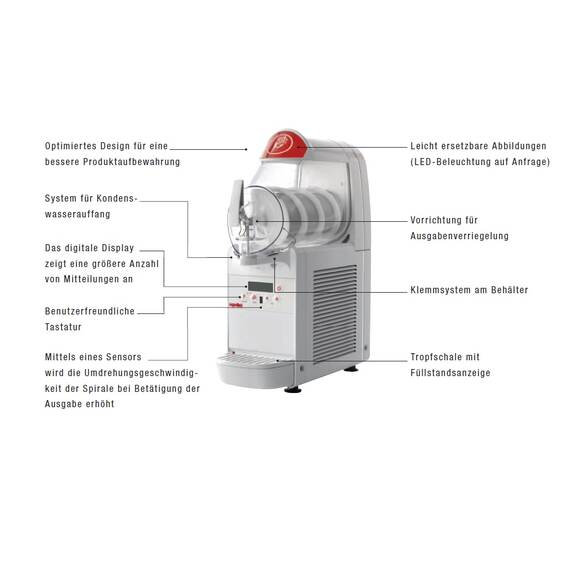 Ugolini Mini-Gel plus 2 Eiscreme-Maschine, Ausführung: Minigel plus 2, Bild 3