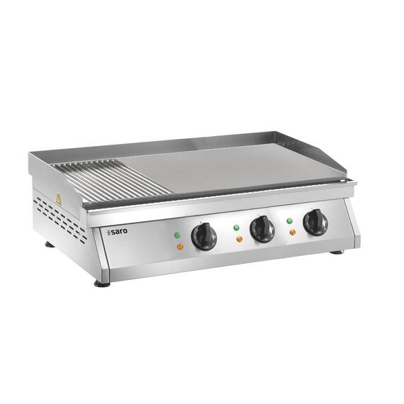 SARO Griddleplatte (gerillt + glatt) FRY TOP GH 760 R