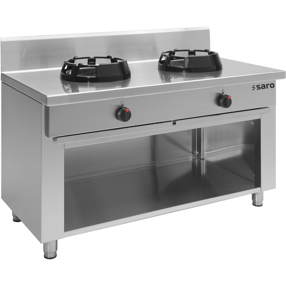 SARO Wok-Gasherd mit offenem Unterbau CC/03