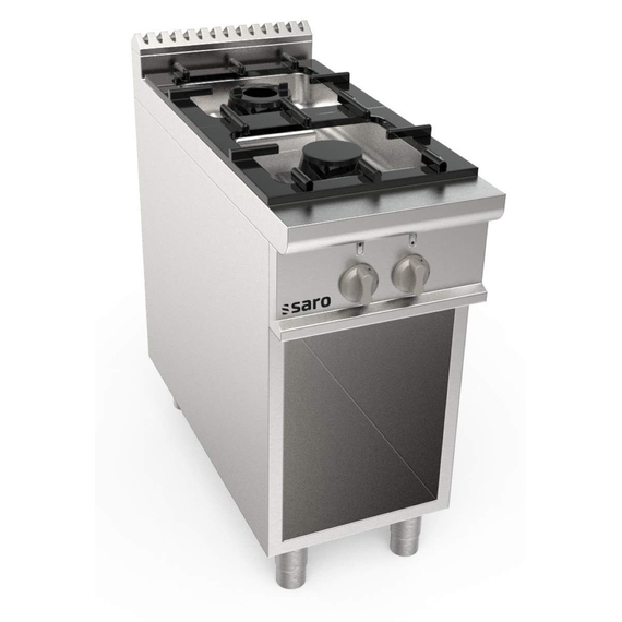 SARO Gasherd offener Unterbau 2 Brenner Modell LQ / CUG2BA
