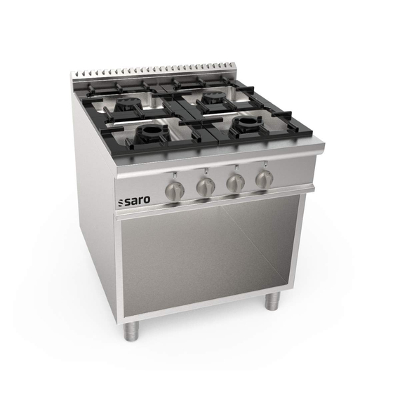 SARO Gasherd offener Unterbau 4 Brenner Modell LQ / CUG4BA