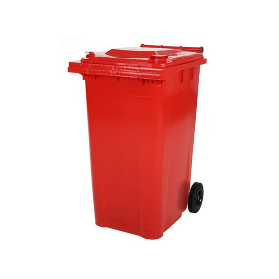 SARO 2 Rad Müllgroßbehälter 80 Liter  -rot- MGB80RO